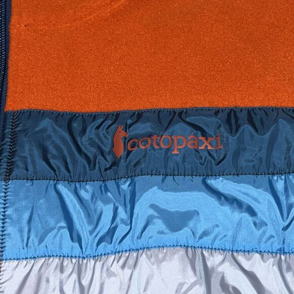 Cotopaxi Men's Teca Fleece Full-Zip Jacket Orange Color Size L Large Multicolor - Picture 4 of 7